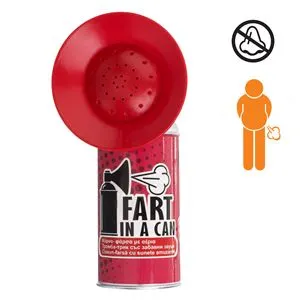 Claxon de Farse cu 6 Sunete, Plastic Rosu