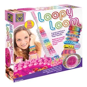 Set Creativ Bratari cu Elastice, Multicolor, Peste 15 Modele