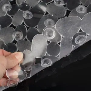 Covoras de baie antiderapant Crystal 69x35cm - Matras pentru baie – poza 3