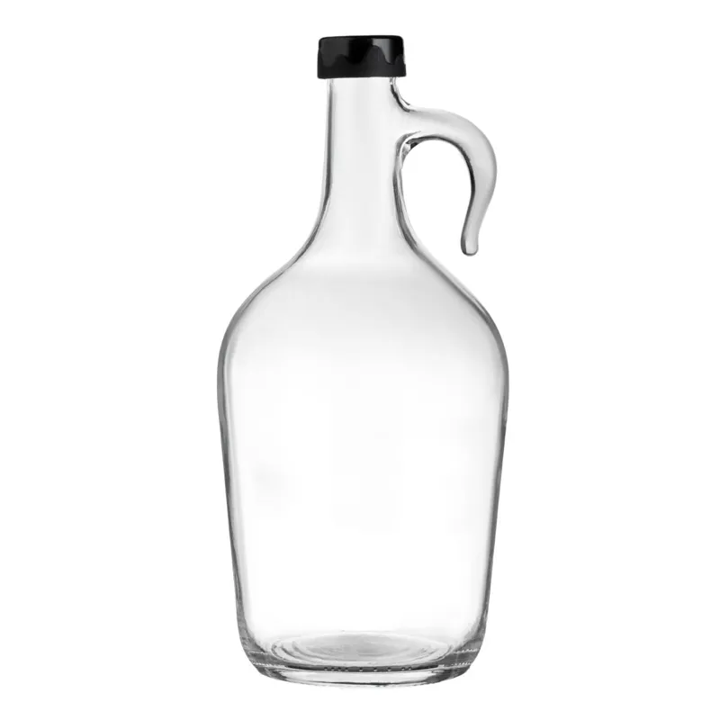 Recipient elegant din sticlă pentru ulei cu maner ergonomic