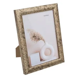 Ramă foto aurie cu finisaj reliefat, 13x18 cm – poza 2