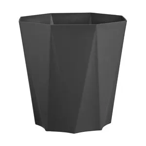 Ghiveci Octogonali din Plastic Antracit pentru Grădină și Balcon