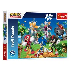 Puzzle Sonic în Poziție de Luptă pentru Copii