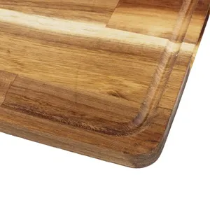 Tocator dreptunghiular din lemn de salcâm 45x30x2 cm – poza 4