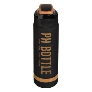 Sticla de apă sport din plastic 1L cu scala de măsurare