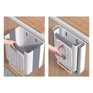 Cos de Gunoi Suspendat Pliabil din Plastic 6L
