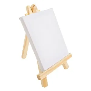 Mini Canvas pe Șevalet din Lemn pentru Artă și Decorațiuni – poza 2