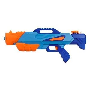 Pistol de apă din plastic, 47 cm, Albastru Portocaliu Bleu