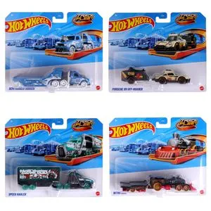 Camion cu remorcă, Scala 1:64, pentru piste Hot Wheels