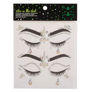 Autocolante Glow in the Dark Argintiu Irizat - Set de 2 Modele – poza 3