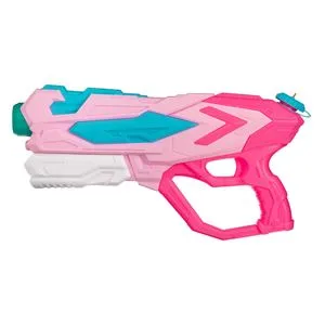 Pistol de apă din plastic, 42 cm, roz/turcoaz