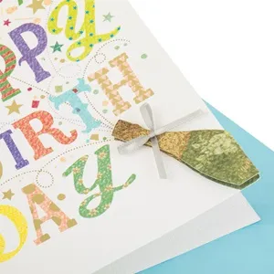 Felicitare 3D Zi de Naștere cu Șampanie și Confetti, 13x19 cm, cu Plic – poza 3