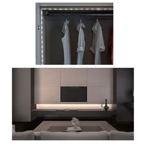 Bandă LED autocolantă cu senzor de mișcare, 3m, lumină albă caldă și rece – poza 3