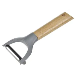 Decojitor manual cu maner din lemn pentru fructe și legume
