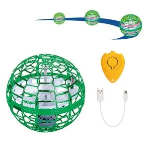Minge zburătoare boomerang verde cu control IR