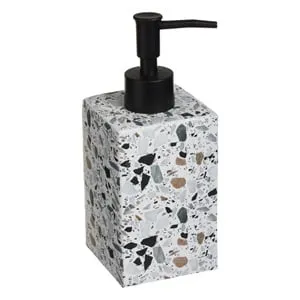 Dozator sapun lichid din ciment mozaic, design modern și elegant