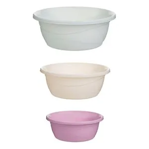 Set 3 Castroane din Plastic, Culori Pastel, 1.5L/2.7L/4.5L