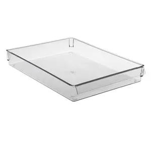 Organizator Frigider Transparent din Plastic cu Maner – poza 2