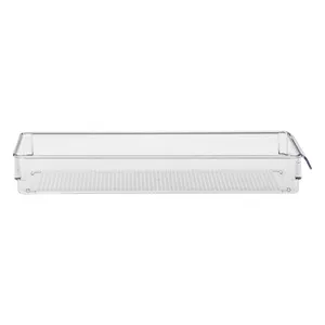 Organizator Frigider Transparent din Plastic cu Maner – poza 3