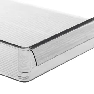 Organizator Frigider Transparent din Plastic cu Maner – poza 4