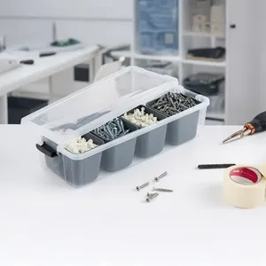 Cutie Organizator din Plastic cu 4 Compartimente Detasabile – poza 4
