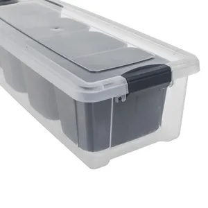 Cutie Organizator din Plastic cu 4 Compartimente Detasabile – poza 6