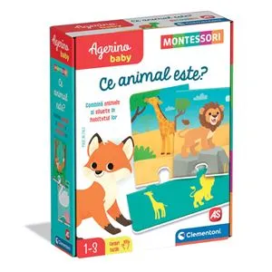 Joc Educativ Ce Animal Este Metoda Montessori 32 Piese