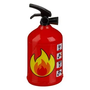 Ascuțitoare de creioane în formă de stingător de incendiu, roșu