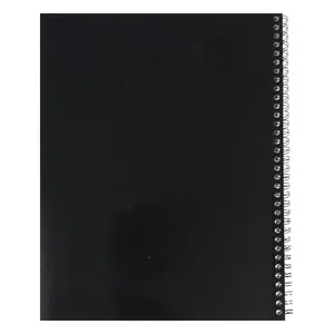 Caiet A4 Dictando cu Spirala, 2 Subiecte, 64 File, Coperta Neagra cu Harta Lumii – poza 4