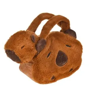 Jucarie de Plus Capybara cu Geanta Maro, 20x10x20cm