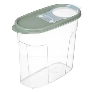 Recipient pentru depozitare cereale 1.7L cu capac verde menta