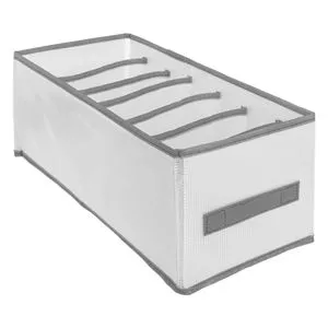 Organizator Dulap 7 Compartimente Alb Gri pentru Spațiu