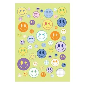 Caiet Studențesc A4 Matematică cu Copertă Model Emoji - 100 File