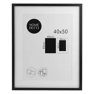 Tablou Decorativ cu Ramă Neagră din MDF și Paspartu 40x50 cm