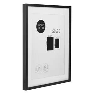 Tablou Decorativ cu Paspartu din Lemn Negru 50x70cm – poza 4