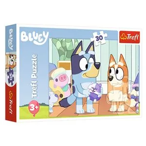 Puzzle Bluey cu 30 de Piese - Joc Educațional pentru Copii