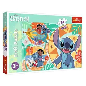 Puzzle pentru copii cu Lilo & Stitch, 24 piese, Multicolor