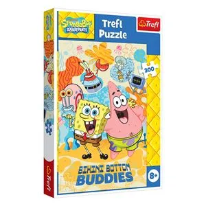 Puzzle cu 300 de piese, Sponge Bob, Multicolor, 8+ ani