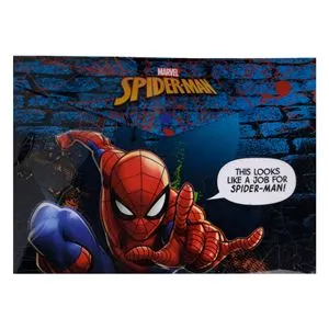 Mapă cu capsă, Design Spiderman, 33x24 cm, Plastic Multicolor