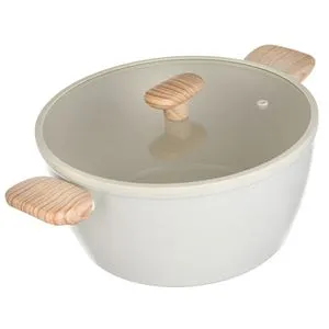 Cratita Neaderenta cu Finisaj Ceramic & Capac Ø28cm - 6,4L