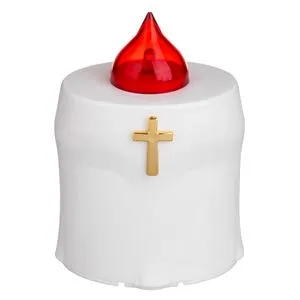 Lumanare LED Decorativă Religioasă Cruce cu Baterii