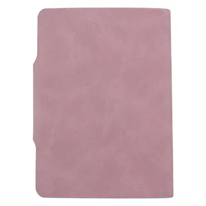 Carnetel Note A6 cu Coperta PU Roz si Capsa Magnetica, 80 File Liniate – poza 4