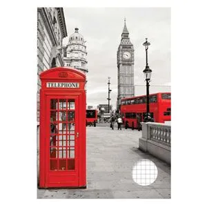 Caiet A5 de Matematică cu Copertă Model Londra