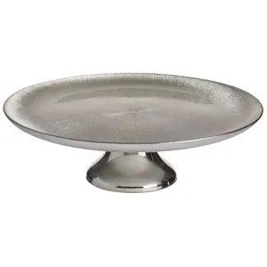 Platou Decorativ din Sticla cu Model Sampaniu și Picior – poza 2