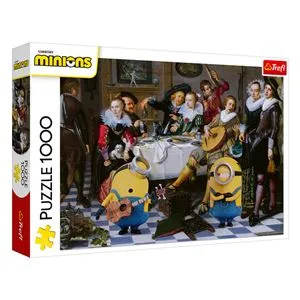 Puzzle 1000 de Piese, Tablou Renastere cu Minioni, Multicolor