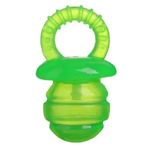 Jucarie pentru caini forma de suzeta verde lime 8 cm