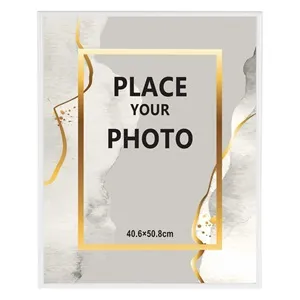 Ramă foto albă 40x50 cm, montare pe perete orizontal sau vertical – poza 2