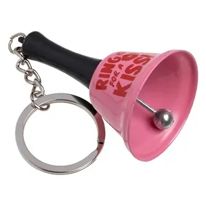 Breloc Clopotel Roz cu Mesaj \"Ring for a kiss\" – poza 3