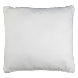 Pernă decorativă de iarnă din catifea ecru cu model folie aurie, 45x45 cm – poza 4
