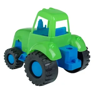 Tractor de Jucărie Verde și Albastru, Dimensiune 18cm – poza 3